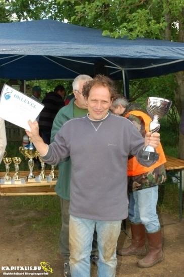 1. helyezett: Molnár Gyula (Sneci Horgász Egyesület) 5840 gramm