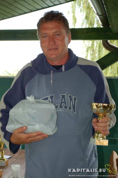 3. helyezett: Ecsedi Zoltán (5620 gramm)