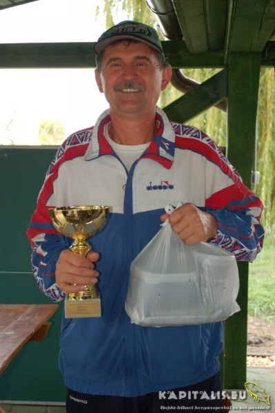 2. helyezett: Szabó Gábor (6850 gramm)