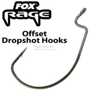 fox rage offset dropshot hooks