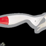 Delalande Sandra 5cm twister (piros-fehér)