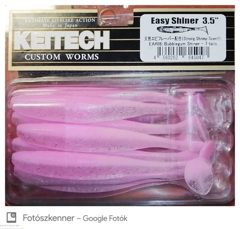 Keitech Easy Shiner 3,5" 102mm gumihal (Bubblegum Shiner)