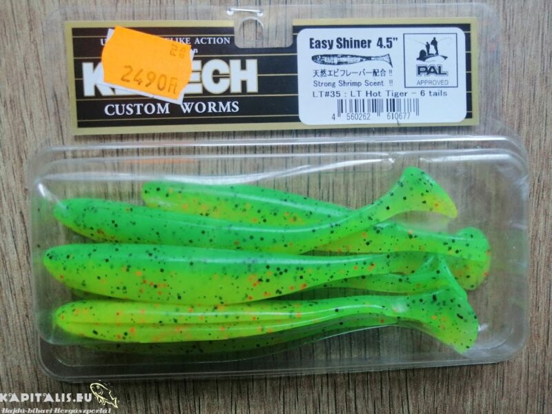 Keitech Easy Shiner 45 114mm gumihal Hot Fire Tiger
