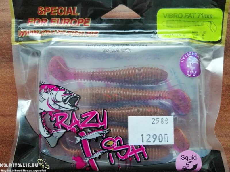 Crazy Fish Vibro fat 71cm polip szín12