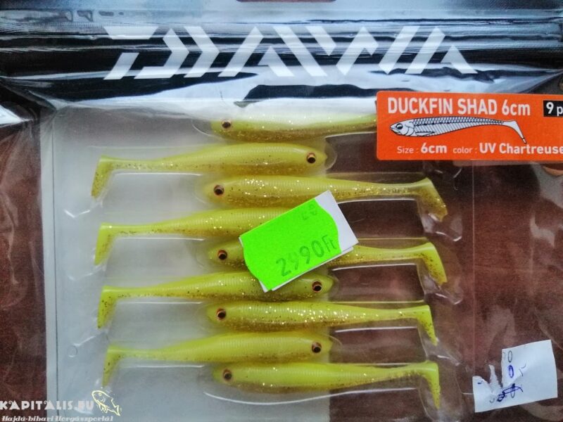 Daiwa Duckfin Shad 6cm UV Chatreuse