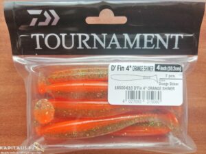 Daiwa Tournament D fin 4inch 102cm gumihal Orange Shiner