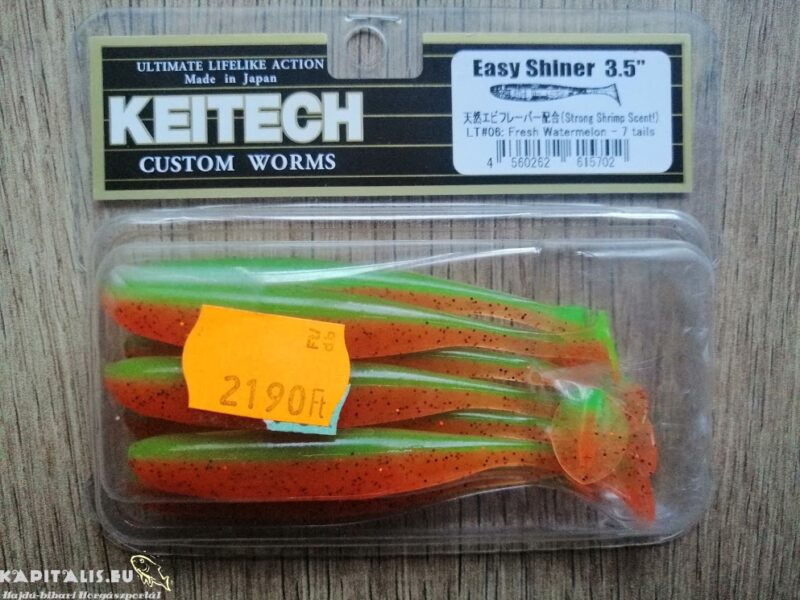 Keitech Easy Shiner 35 89mm gumihal Fresh watermelon