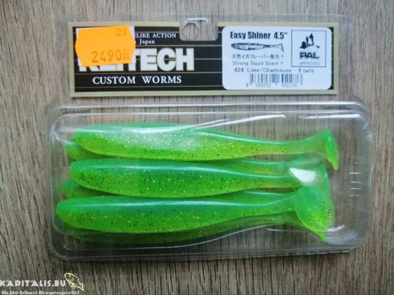 Keitech Easy Shiner 45 114mm gumihal LimeChartreuse