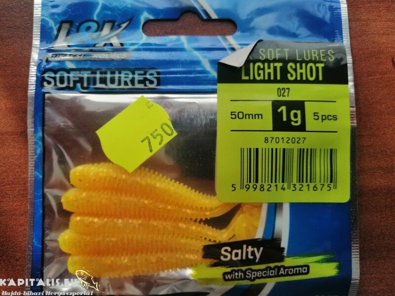 LK Soft Lures LIGHT SHOT 50mm narancs arany flitterrel