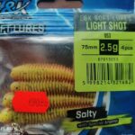 LK Soft Lures LIGHT SHOT 75mm narancs citrom fekete flitterrel
