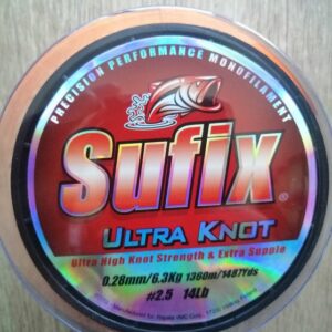 Sufix Ultra Knot yellow-orange 0,23mm monofil damil