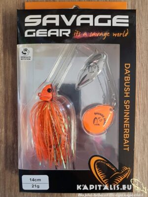 Savage Gear Da Bush Spinnerbait 14cm 21g Fluo Orange