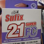 Sufix Super 21 Fluorocarbon elokezsinor 025mm 59kg