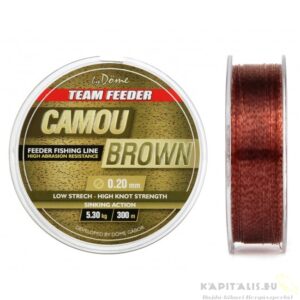 By Dome TF Camou Brown 300m 025mm monofil damil 3