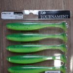 Daiwa Tournament D fin 5inch 125cm gumihal Chartreuse tiger