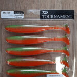 Daiwa Tournament D fin 5inch 125cm gumihal Hot Tomato
