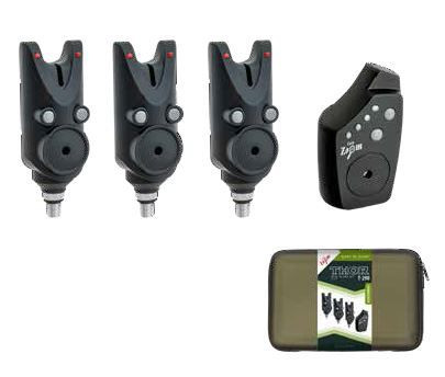 Carp Zoom Thor T-290 Bite Alarm 3+1 elektromos kapásjelző szett