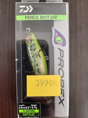 Daiwa Prorex Pencil 65F lebego csorgos mucsali Live Brown trout