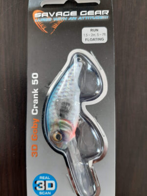 Savage Gear 3D Goby Crank 50 Blue silver
