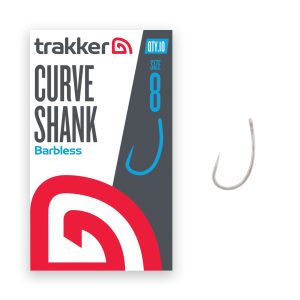 227105 Trakker Curve Shank Hook Barbless Size 8