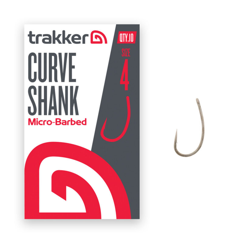 227109 Trakker Curve Shank Hook Micro Barbed Size 4