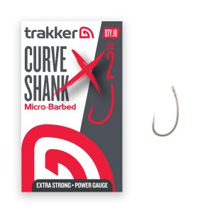 227114 Trakker Curve Shank Hook XS Micro Barbed Size 2