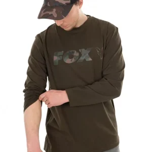 Fox Khaki Camo Hosszú újjú poló - XXL póló (CFX113)