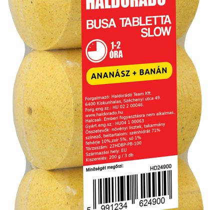 HALDORÁDÓ Busa tabletta Slow - Ananász banán